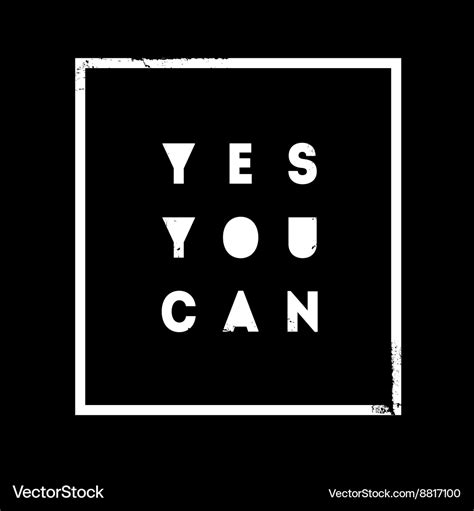 Yes you can motivational quote on black background