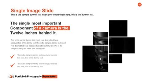 Portfolio & Photography PowerPoint Template - SlideModel