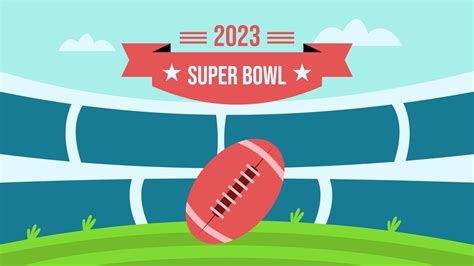 Happy Super Bowl 2023 Background in EPS, Illustrator, JPG, PNG, PDF, SVG, PSD - Download ...