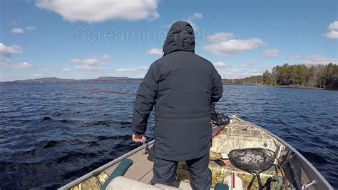 Fishing With Tom Sebago Lake Maine Ice out 2018 - YouTube