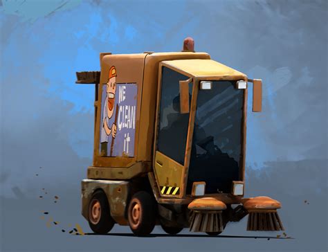 ArtStation - garbage car