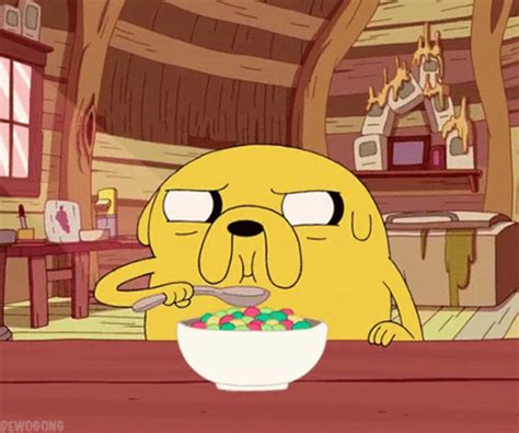 Jake The Dog Adventure Time GIF - Jake The Dog Adventure Time Cereal - Discover & Share GIFs