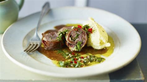 Breast of lamb with broccoli, anchovy and caper dressing recipe - BBC Food