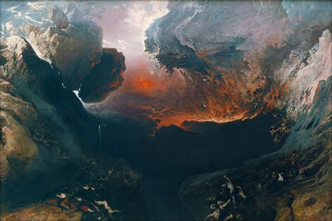 24"x36" Gallery Poster, John Martin - The Great Day of His Wrath 1851 ...