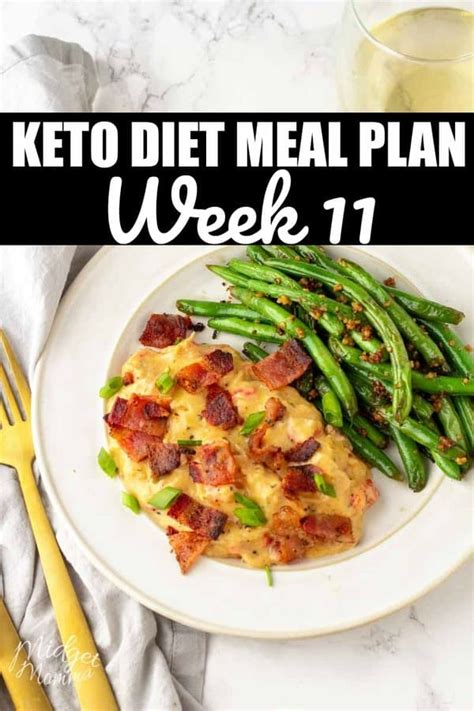 Keto Diet Meal Plan Week 11 • MidgetMomma