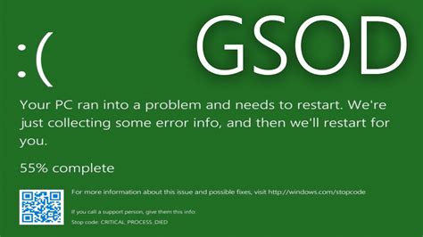 Windows 10 Green Screen of Death (GSOD) - YouTube