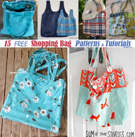 Reusable shopping bags to sew – Sewing