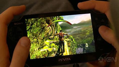 10 Minutes of Uncharted: Golden Abyss PS Vita Gameplay [Off Screen ...