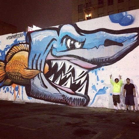 150ft wall in Hollywood, CA - #streetart #graffiti #illuminaries # ...