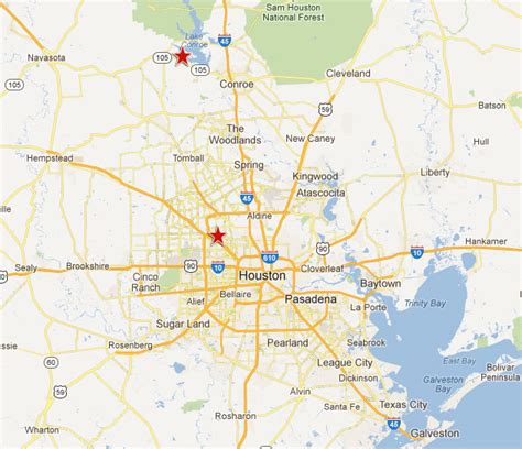 Greater Houston Map