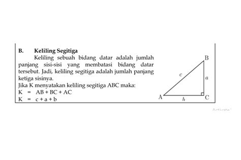 Mengenal Jenis, Keliling, dan Rumus Luas Segitiga - Nasional Katadata.co.id