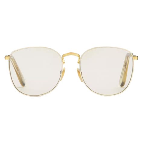 Gucci - Round Frame Sunglasses - Gold Light Yellow - Gucci Eyewear ...