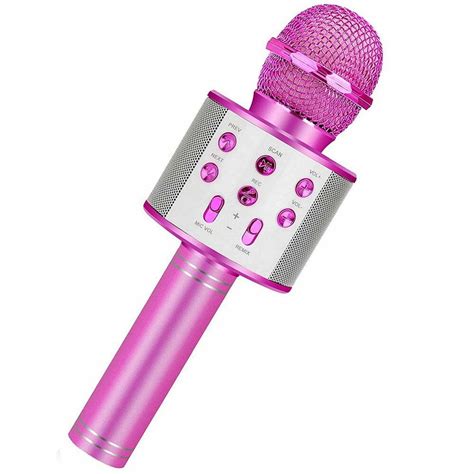 Forever Kids mikrofon m. bluetooth - pink - Køb her i dag