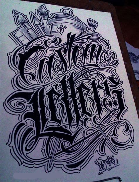 Graffiti Letter : Sketches Graffiti Chicano Letter Style | Chicano lettering, Graffiti lettering ...