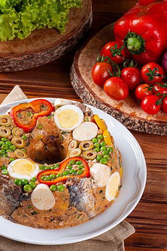 Typical Dish Of Brazilian Cuisine Called Cuscuz Paulista Stock Photo - Download Image Now - iStock