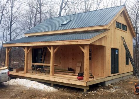 Kits for 20 x 30 Timber Frame Cabin - Jamaica Cottage Shop | Plans de ...