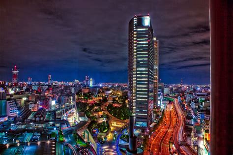 osaka night view, Japan | HDR, Osaka Swissotel night view | Flickr