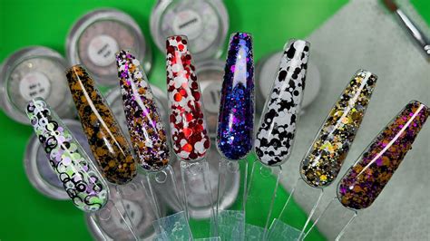 Halloween Glitter Acrylics Collection | Royalty Nail Supplies 👻🎃 - YouTube