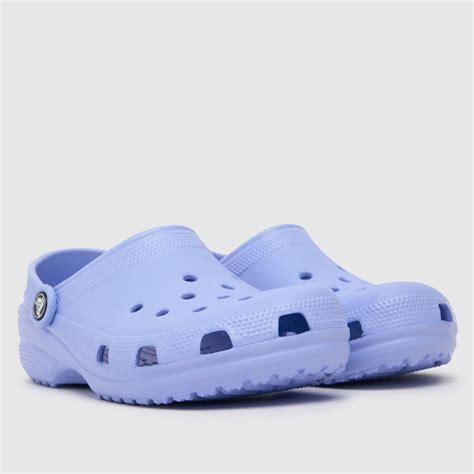 Kids Girls Youth Purple Crocs Classic Clog Sandals | schuh