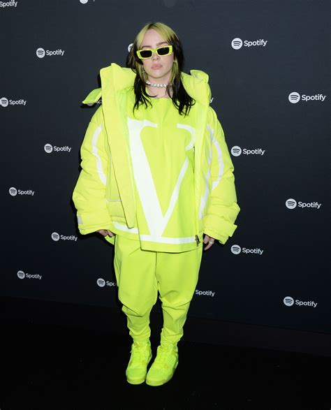 Billie Eilish In Neon Outfit @ Spotify Best New Artist 2020 Party in LA – Fashion & Lifestyle ...