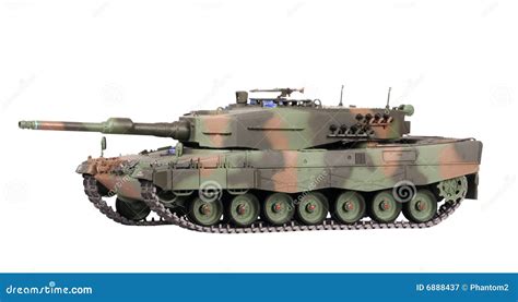 Model of Leopard tank stock image. Image of track, isolated - 6888437