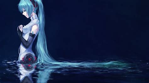 Fondos de pantalla : Anime, Chicas anime, azul, Vocaloid, Hatsune Miku, Hatsune Miku Append ...