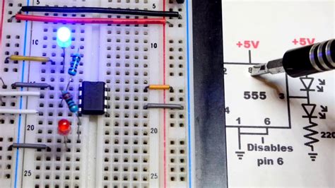 Bistable mode 555 timer flip flop electronics circuit how to DIY build t... | Electronics ...