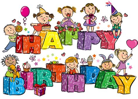 happy birthday clipart kids - Clip Art Library