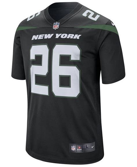 Nike Men's Black Le'Veon Bell New York Jets Game Jersey - Macy's