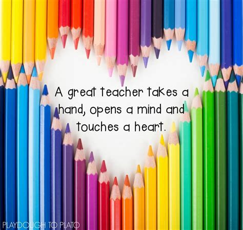 10 Inspiring Teacher Quotes - Playdough To Plato