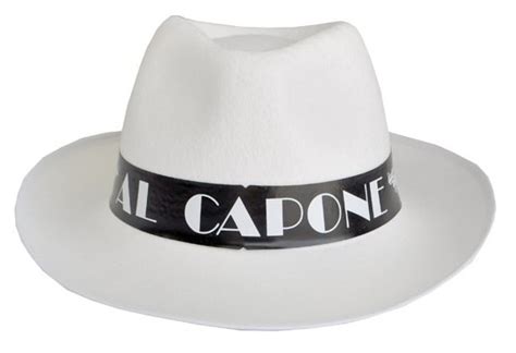 AS18 Fancy Dress Adults Fedora GANGSTER HAT 1920s Al Capone Trilby ...