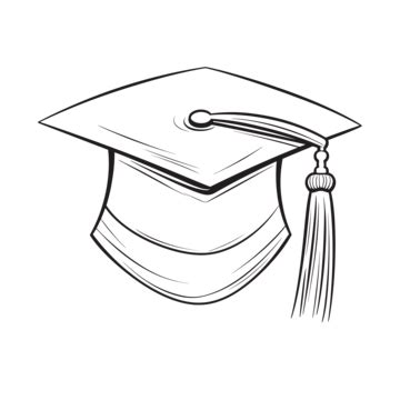 Grad Caps Outline PNG Transparent Images Free Download | Vector Files | Pngtree