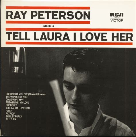 Ray Peterson LP: Tell Laura I Love Her (LP) - Bear Family Records