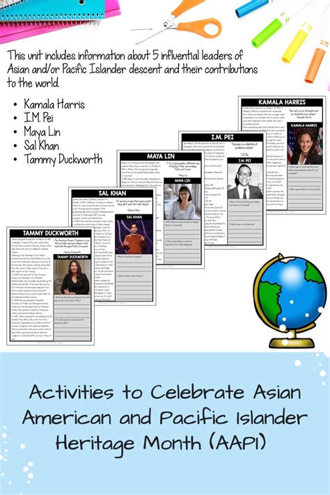 Asian American and Pacific Islander Heritage Month (AAPI) Activities ...