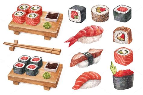 Sushi Sketch Related Image - telcomms