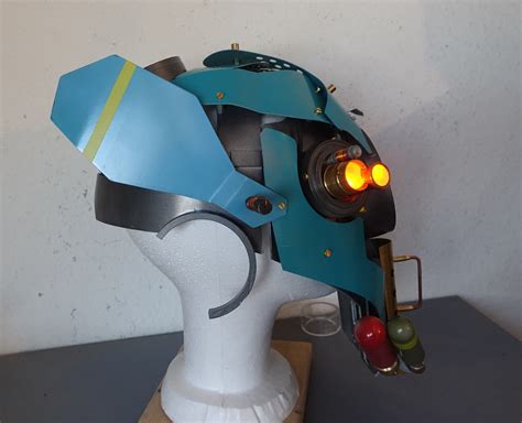 Handmade Unique Scifi Helmet / Cosplay Mask FULL METAL With Lights - Etsy