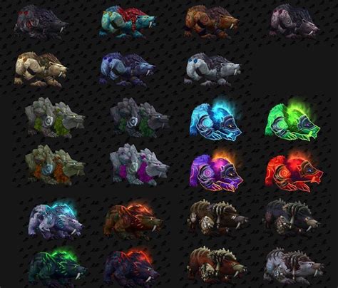 Druid bear forms - World of warcraft - Legion | Ideias para personagens, Animais