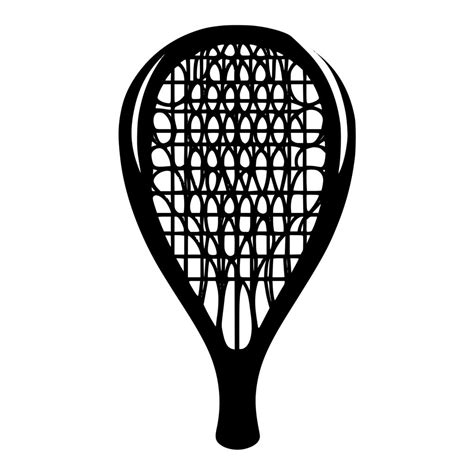 Squash Racket SVG Image: Instant Download for Cricut, Silhouette, Laser Machines