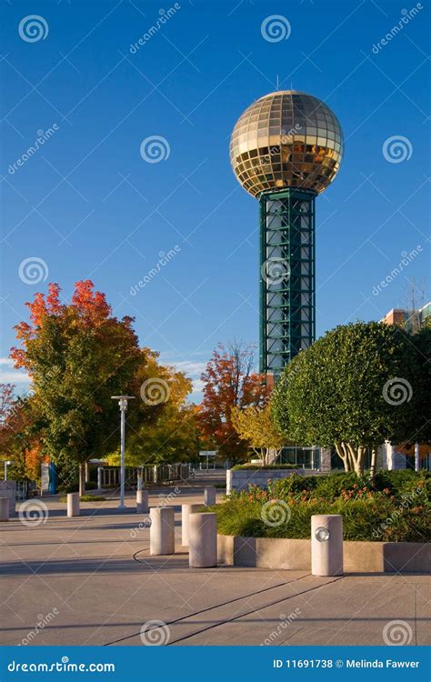 Sunsphere and World S Fair Park Stock Photo - Image of urban, district ...