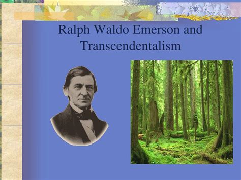 PPT - Ralph Waldo Emerson and Transcendentalism PowerPoint Presentation ...