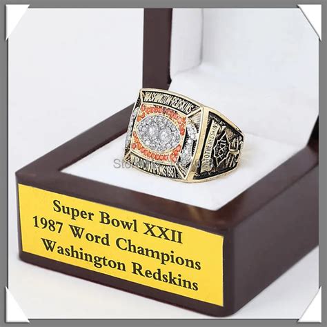 High quality ! Washington Redskins 1987 Super Bowl XXII D. WILLIAMS World Champions Football ...