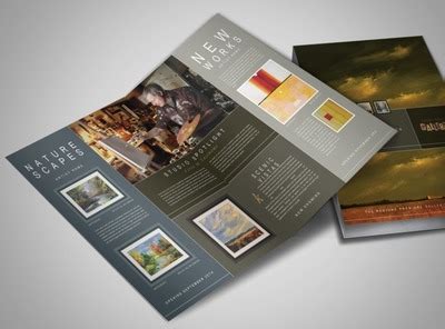 Fine Art Gallery & Artist Brochure Template | MyCreativeShop.com