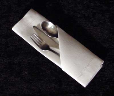 Silverware Napkin Folding: The Silverware Pouch