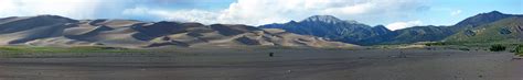 Dry section of Medano Creek: Great Sand Dunes National Park and Preserve, Colorado