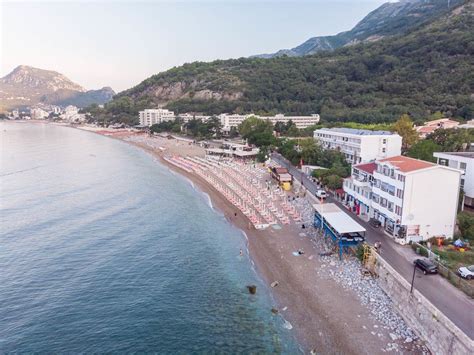 Aerial view of Sutomore Beach in Montenegro - Creative Commons Bilder