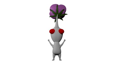 3D white flower pikmin - TurboSquid 1650056