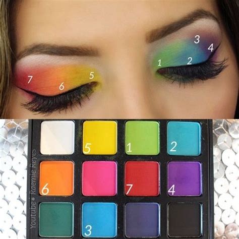 14 Easy Eyeshadow Tutorials For Perfect Eyes | Rainbow eyeshadow ...