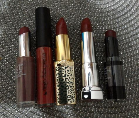 Noretta MakeUp and Beauty: Dark Red Lipsticks: swatches and review