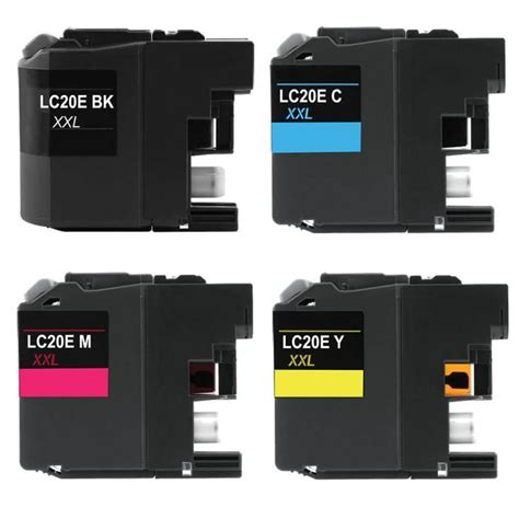 Brother LC20E Ink Cartridges XXL Combo Pack of 4 @ $23.96