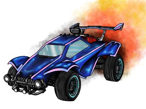 Rocket League Car Sketch - alittlemisslawyer